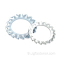 DIN6798 Blue Zinc External Teeth